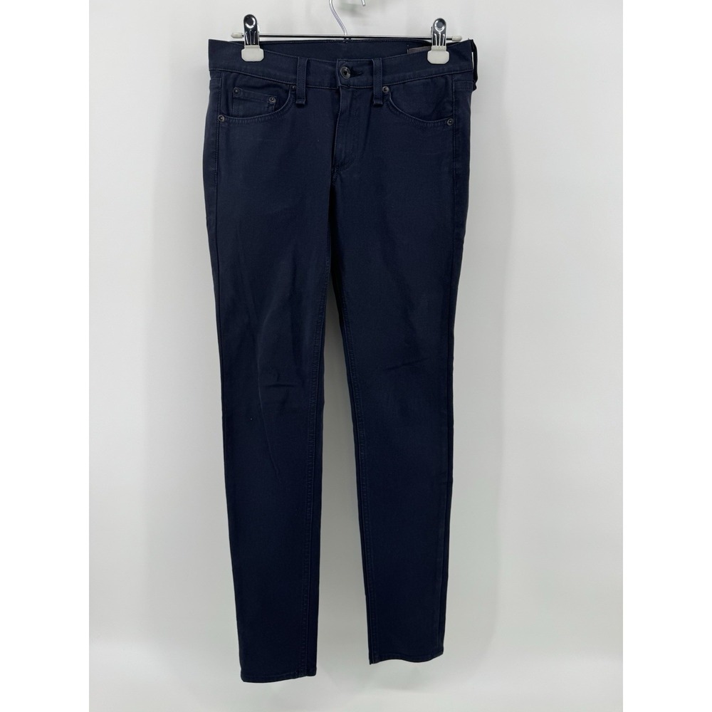 Rag And Bone Slim Skinny Jeans Size 27 Navy Equestrian Wash W1502S005